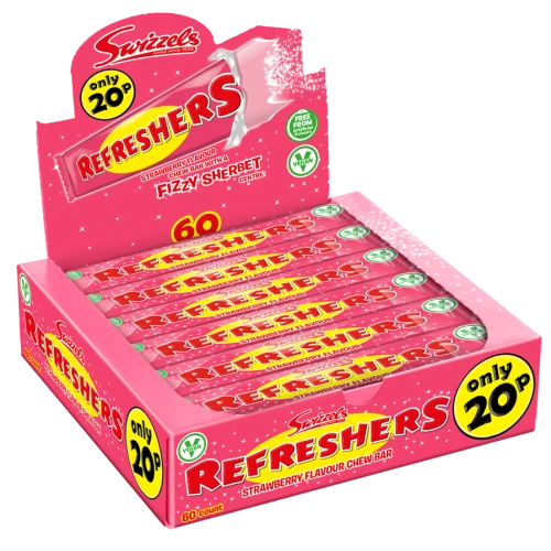 Refreshers Bar - Strawberry 18g x 60 PMP 20p