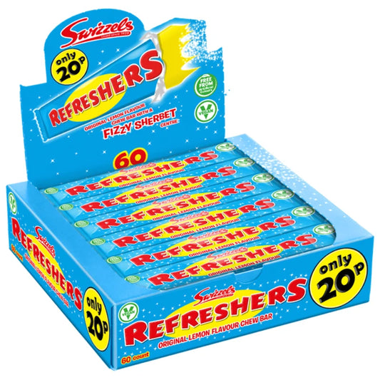 Swizzels Refresher Original Chew Bar 18g x 60 20p PMP